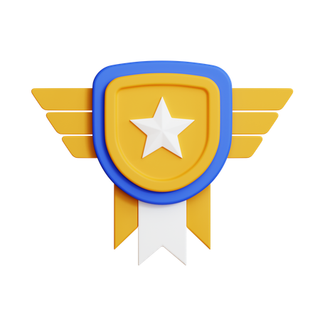 Distintivo de estrela  3D Icon