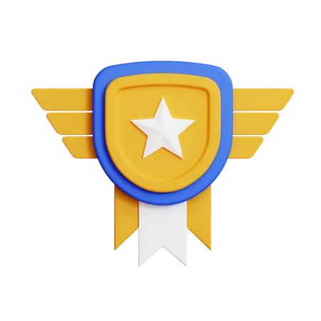 Distintivo de estrela  3D Icon