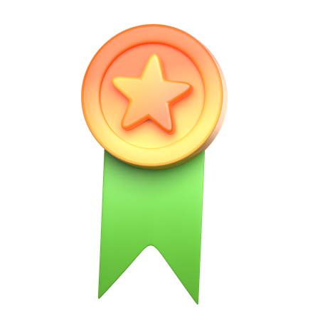 Distintivo de estrela  3D Icon