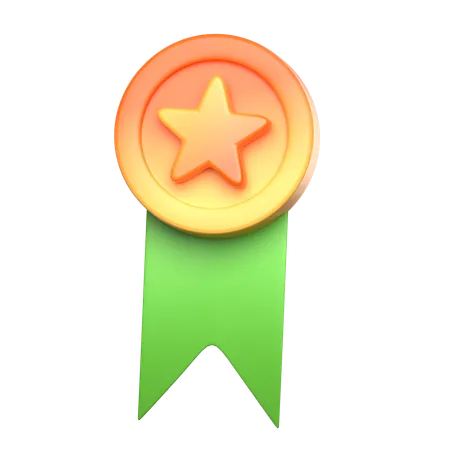 Distintivo de estrela  3D Icon