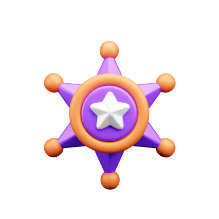 Distintivo de estrela  3D Icon