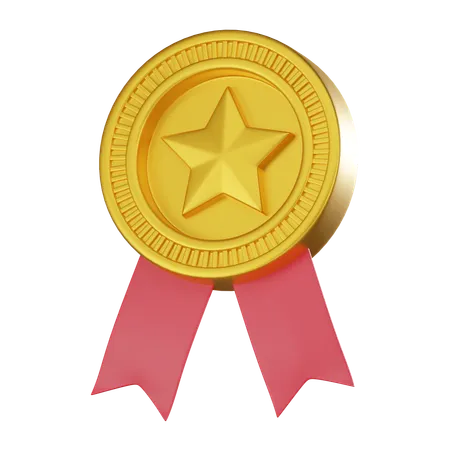 Distintivo de estrela  3D Icon