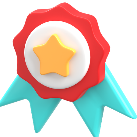 Distintivo de estrela  3D Icon