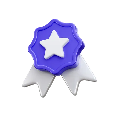 Distintivo de estrela  3D Icon