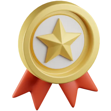 Distintivo de estrela  3D Icon