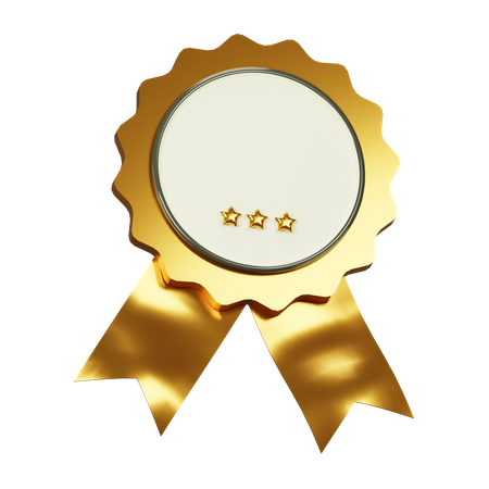 Distintivo de estrela  3D Icon