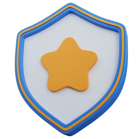 Distintivo de estrela  3D Icon