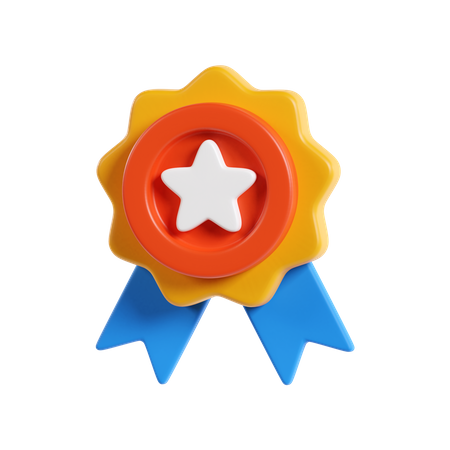 Distintivo de estrela  3D Icon