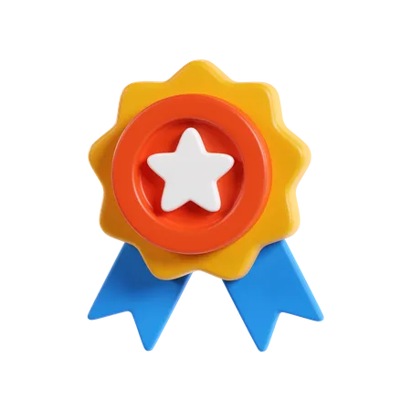 Distintivo de estrela  3D Icon