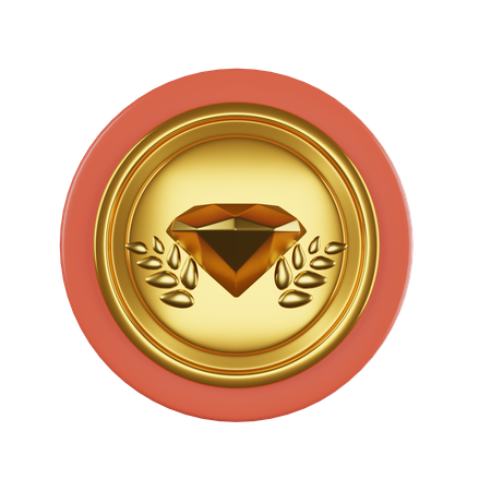 Distintivo de estrela  3D Icon