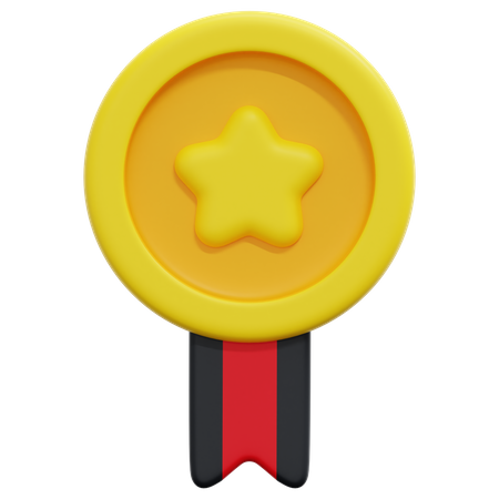 Distintivo de estrela  3D Icon