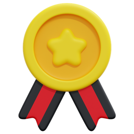 Distintivo de estrela  3D Icon