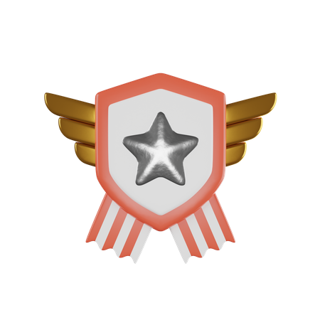 Distintivo de estrela  3D Icon