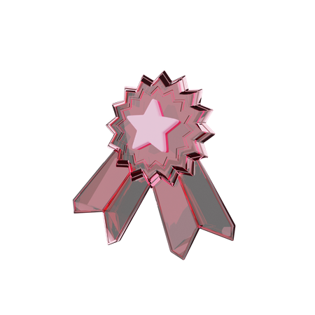 Distintivo de estrela  3D Icon