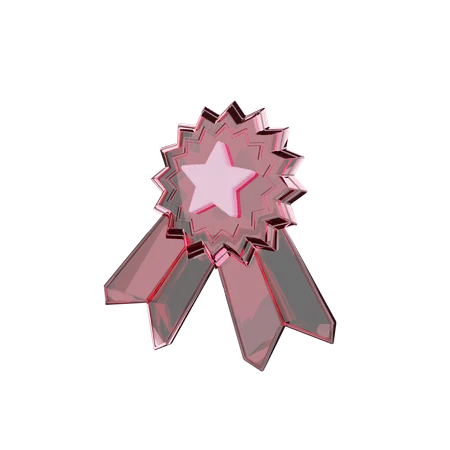 Distintivo de estrela  3D Icon