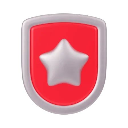 Distintivo de estrela  3D Icon