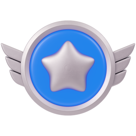 Distintivo de estrela  3D Icon