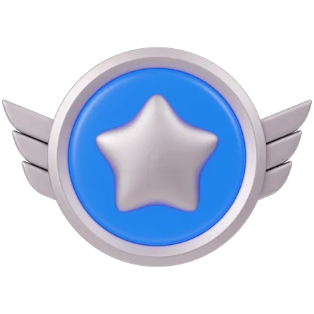 Distintivo de estrela  3D Icon