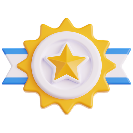 Distintivo de estrela  3D Icon