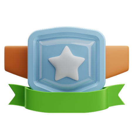 Distintivo de estrela  3D Icon