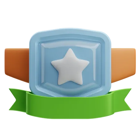 Distintivo de estrela  3D Icon