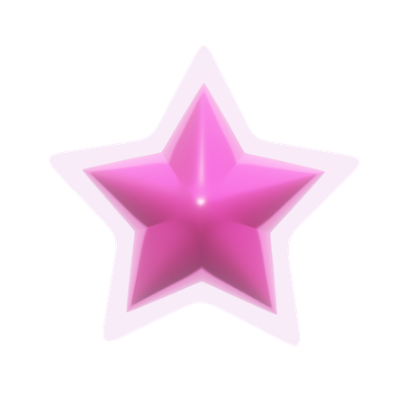 Distintivo de estrela  3D Icon