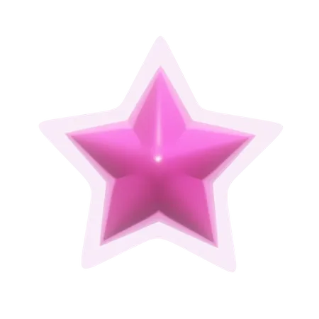 Distintivo de estrela  3D Icon