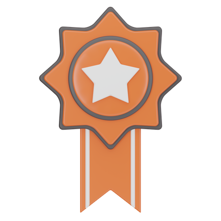 Distintivo de estrela  3D Icon