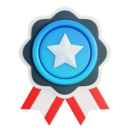 Distintivo de estrela  3D Icon