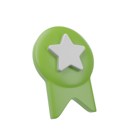 Distintivo favorito  3D Icon