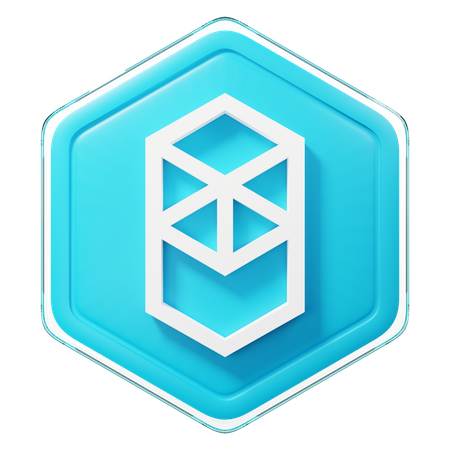 Emblema Fantom (FTM)  3D Illustration