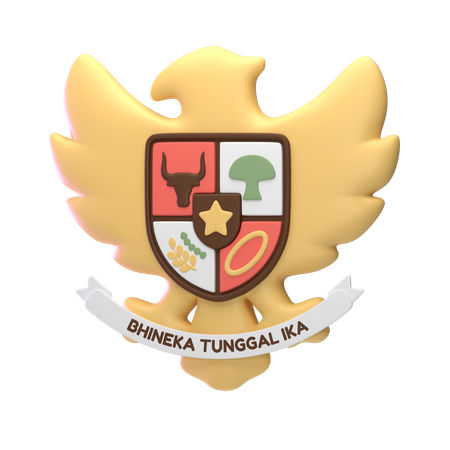 Emblema de Garuda  3D Icon