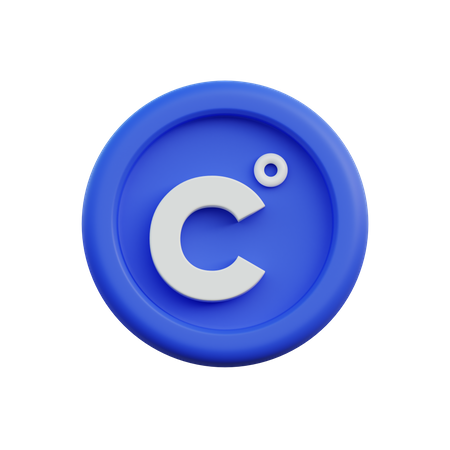 Emblema de grado celcius  3D Icon