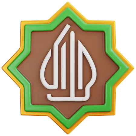 Distintivo Halal  3D Icon