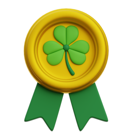 Distintivo irlandês  3D Icon