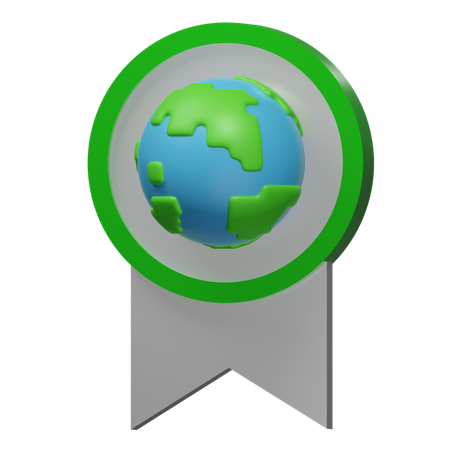Emblema da terra  3D Icon