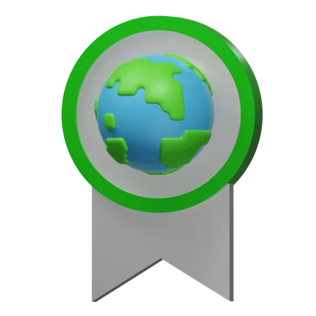 Emblema da terra  3D Icon