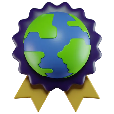 Emblema da terra  3D Icon