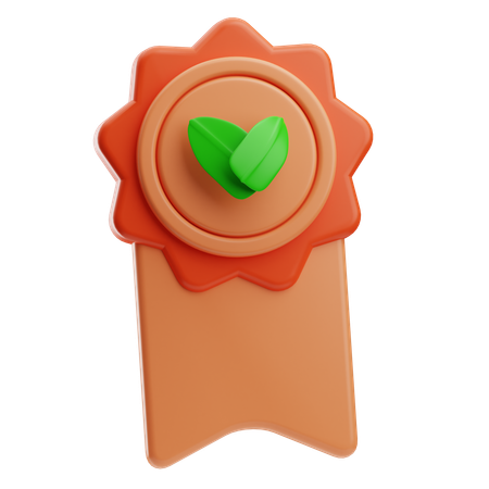 Distintivo verde  3D Icon