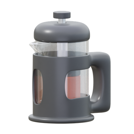 Émbolo de café  3D Icon