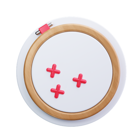 Embroidery Hoop  3D Icon