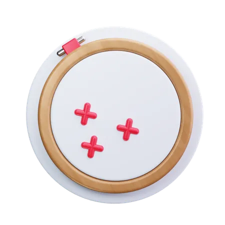 Embroidery Hoop  3D Icon