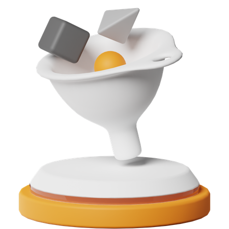 Embudo  3D Icon