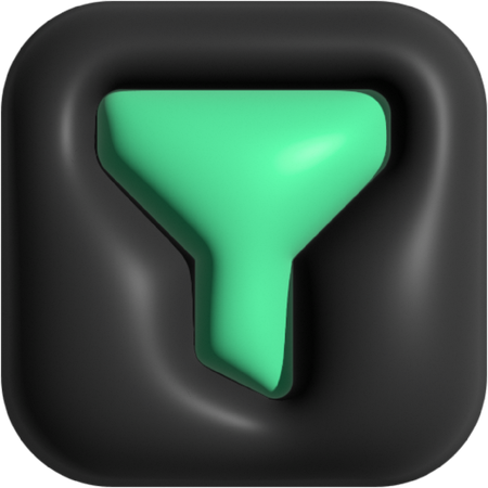 Embudo  3D Icon