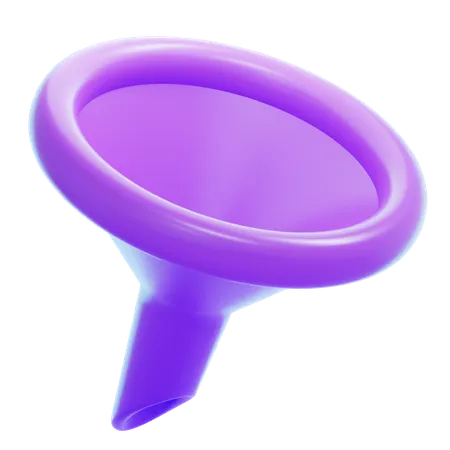 Embudo  3D Icon