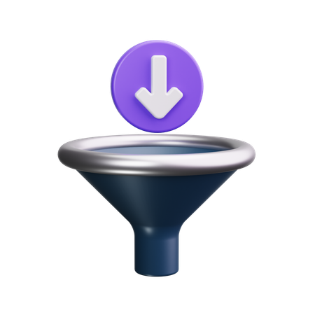 Embudo  3D Icon