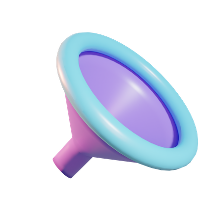 Embudo  3D Icon