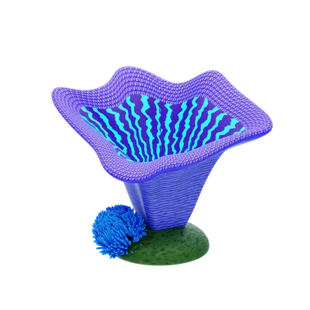 Coral embudo  3D Icon