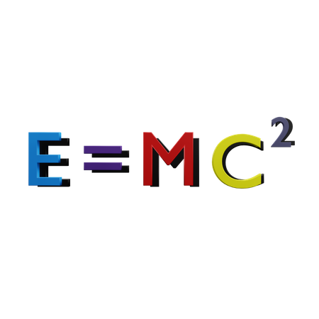 E=mc2  3D Icon