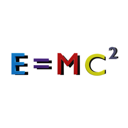 E=mc2  3D Icon